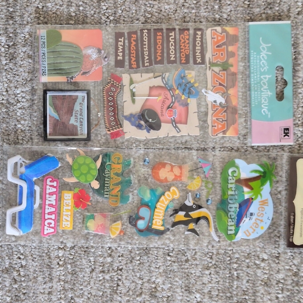 Colorful Scrapbook Sticker Collection - Picture 9 of 10